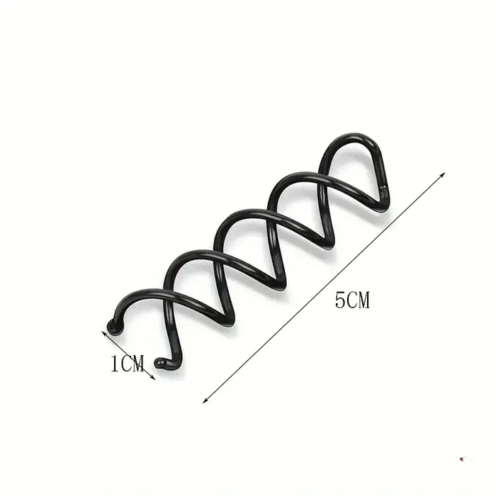 Épingles à cheveux en spirale, pointes rondes anti-rayures, épingle à cheveux à vis torsadée pour fe
