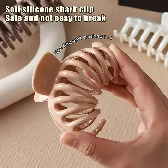 Pinces à cheveux souples en silicone pour femmes