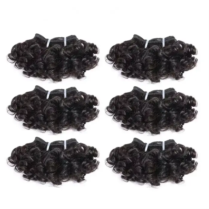 Extensions de cheveux brésiliens bouclés rebondissants paquets