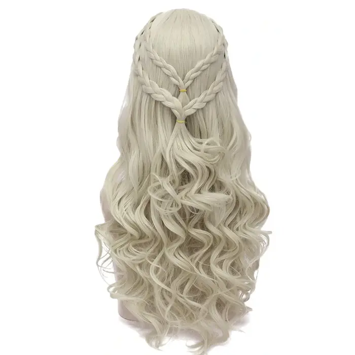 Destroy Enerile-Perruque de Cosplay Longue et Bouclée pour Femme