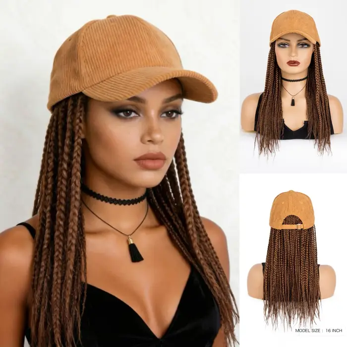 WIGERA – tresses synthétiques longues de 16 pouces