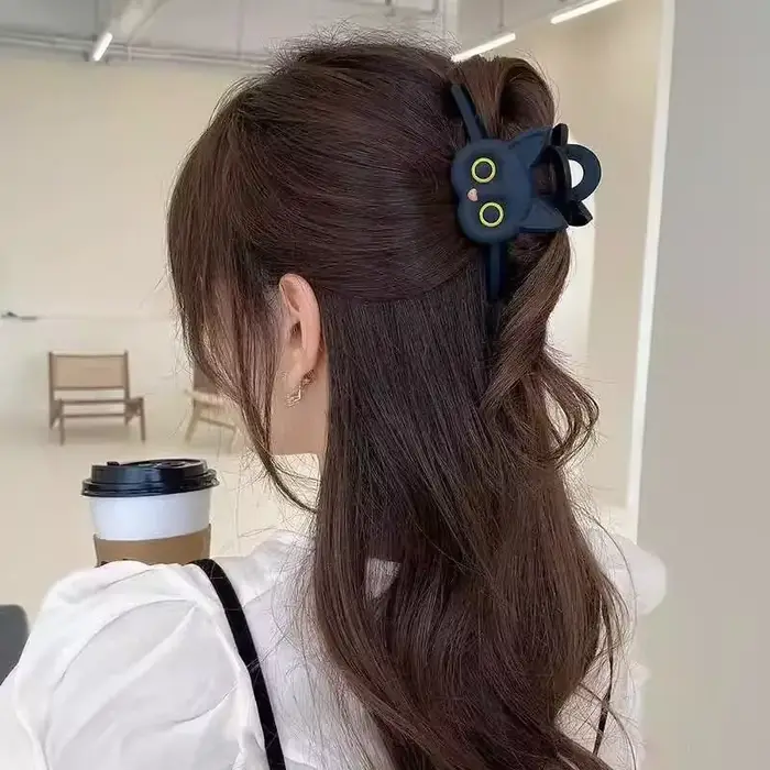 Pince à cheveux chat mignon