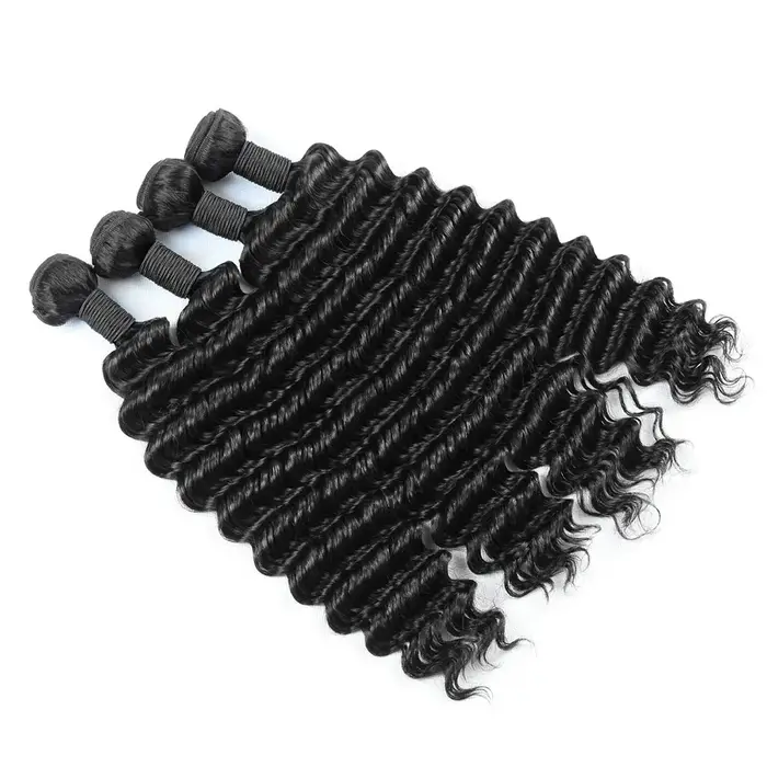 Extensions de cheveux naturels noirs de 40 pouces, 1/3/4 pièces, longues, en cheveux humains Remy br