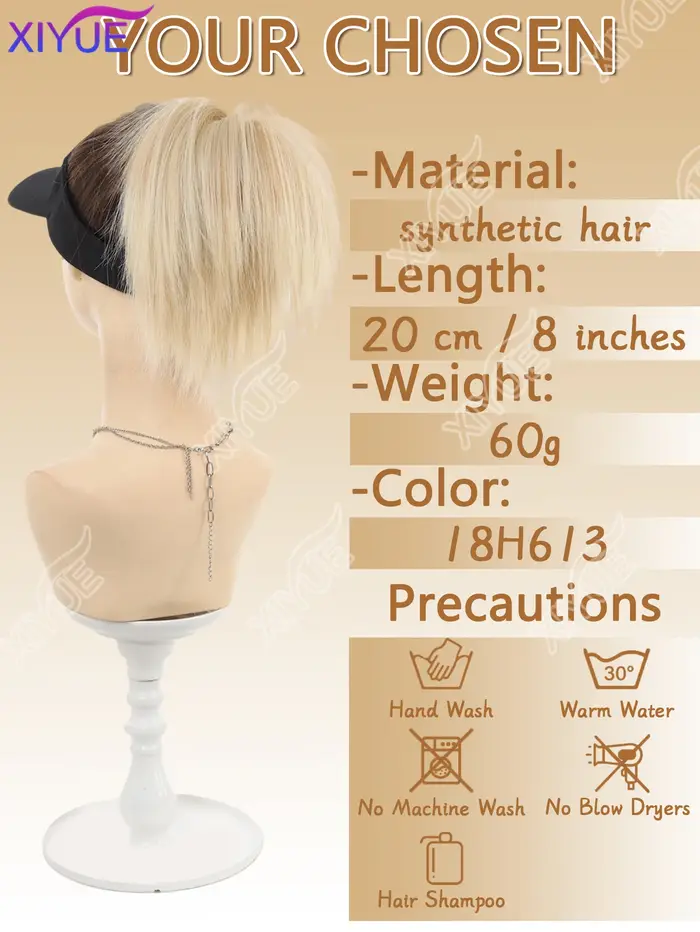 Extensions de chignon lisses
