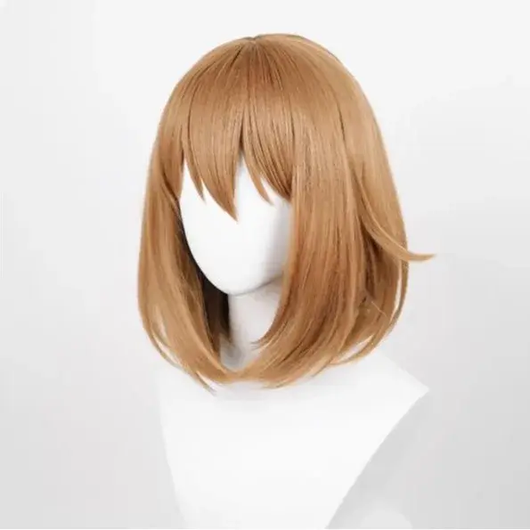 Anime Mahiru Kouzuki perruque Yoru no Kurage wa Oyogenai Cosplay femmes cheveux courts