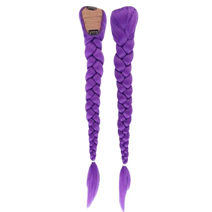 KPop Anime personnage Cosplay perruque violette pour enfants filles