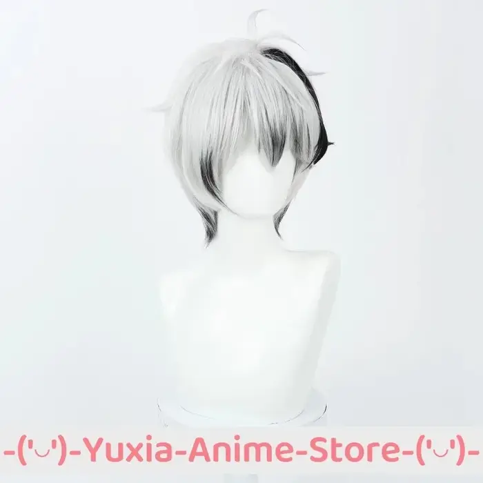 OCALOID V FLOWER V4 Cosplay perruque noir blanc Anime jeu Roleplay fête Costume accessoire perruques cheveux synthétiques fibre résistante à la chaleur