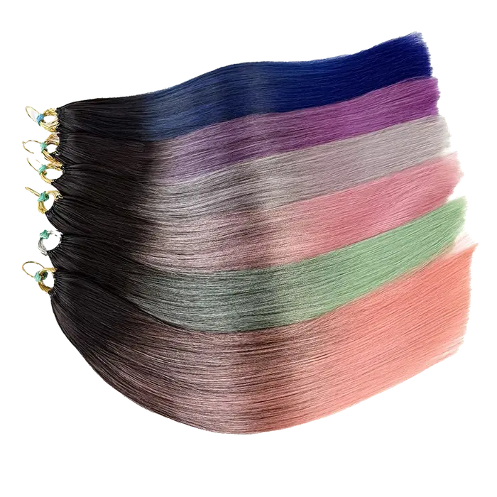 ADEIRS plume extensions de cheveux droite 100% réel humain Microring