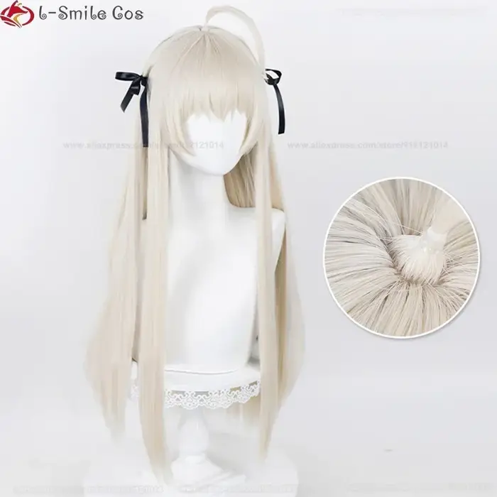 85 cm/70 cm Kasugano Sora Cosplay perruque Yosuga no Sora gris doré Anime perruque résistant à la chaleur cheveux synthétiques Halloween perruques + bonnet de perruque