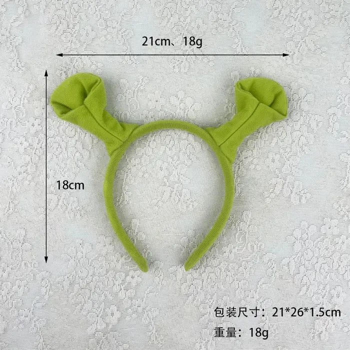 Perruque synthétique REEWES Sherk Monster Fiona pour adulte, accessoires de déguisement de fée, orei