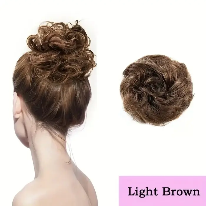 Extensions de chignon chignon désordonné de cheveux humains