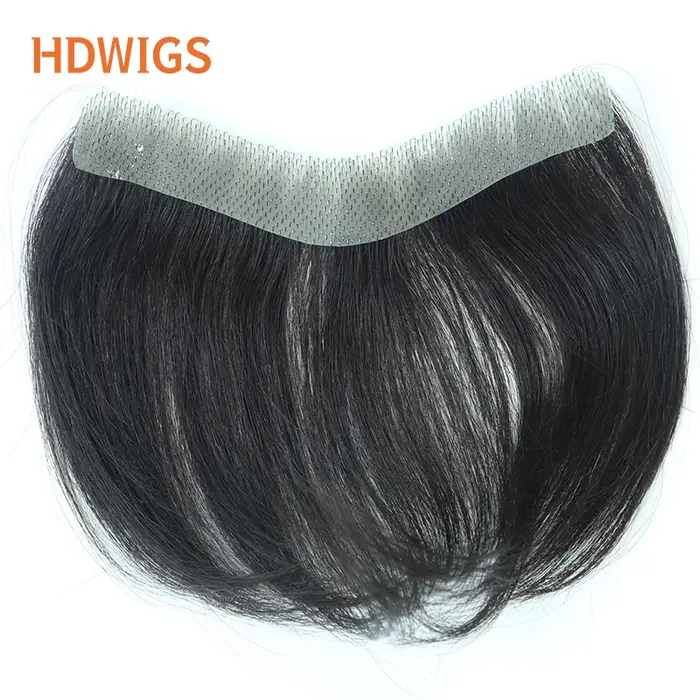 Toupet homme avant Hairine V Style perruques de cheveux humains pour hommes 100% humain Remy postiche système haute