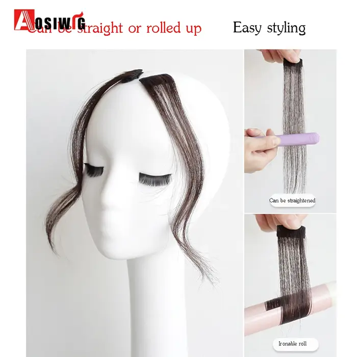 Synthèse Frange Perruque Extensions de Cheveux