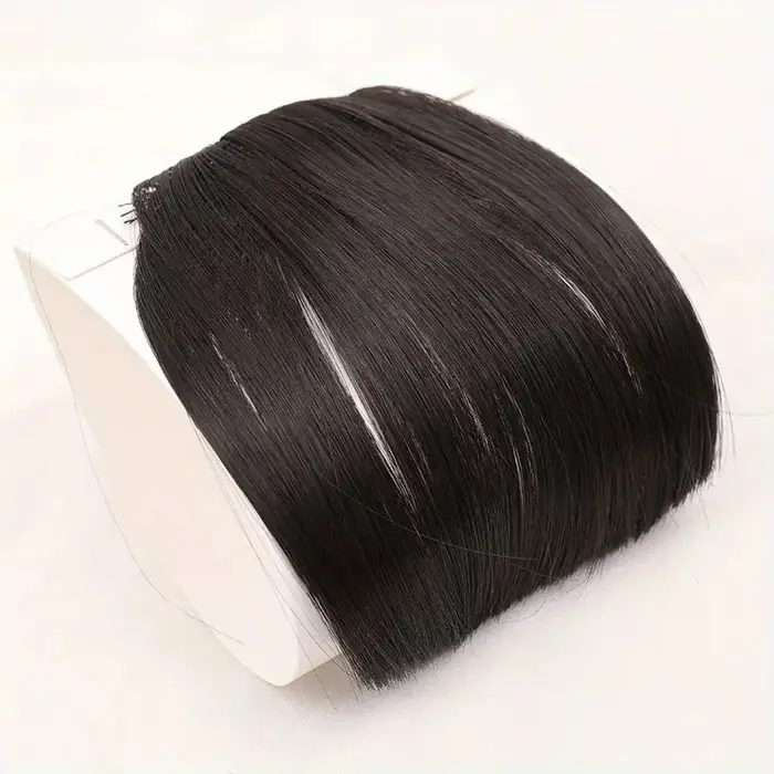 Frange de cheveux synthétique style air 3D