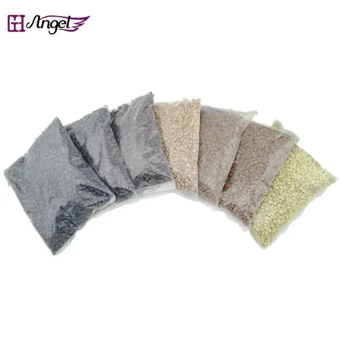Anges 5000 pièces/sac 5.0*3.0*3.0mm anneaux en Silicone microliens perles de cheveux pour Dreadlock 