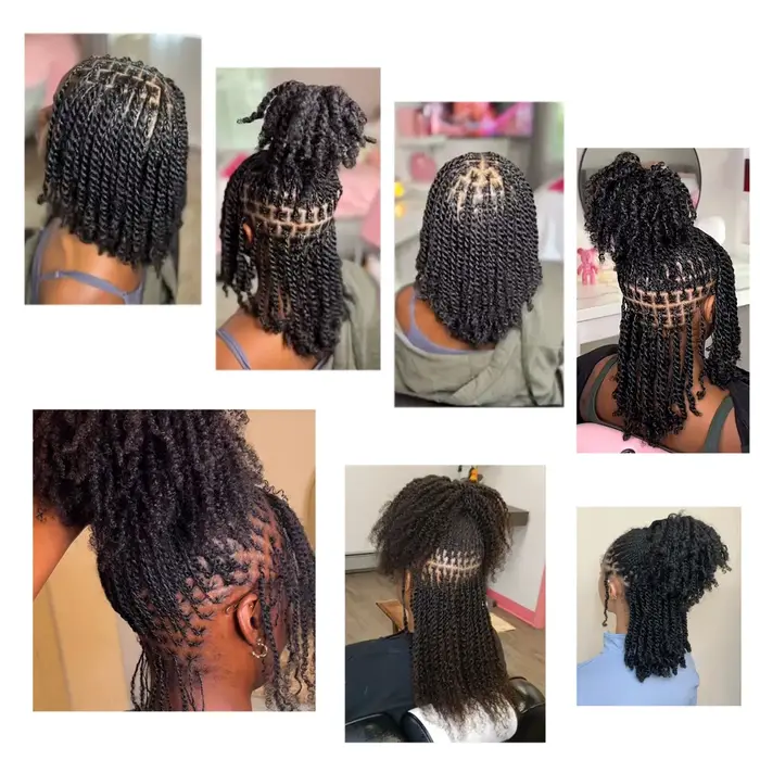 Cheveux synthétiques Kinky Marley pour tresses