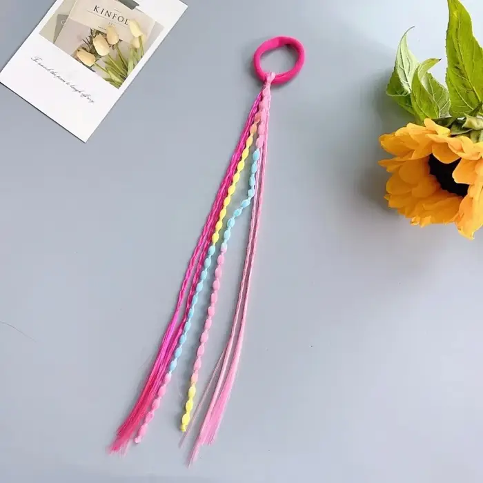 Extensions de cheveux colorées