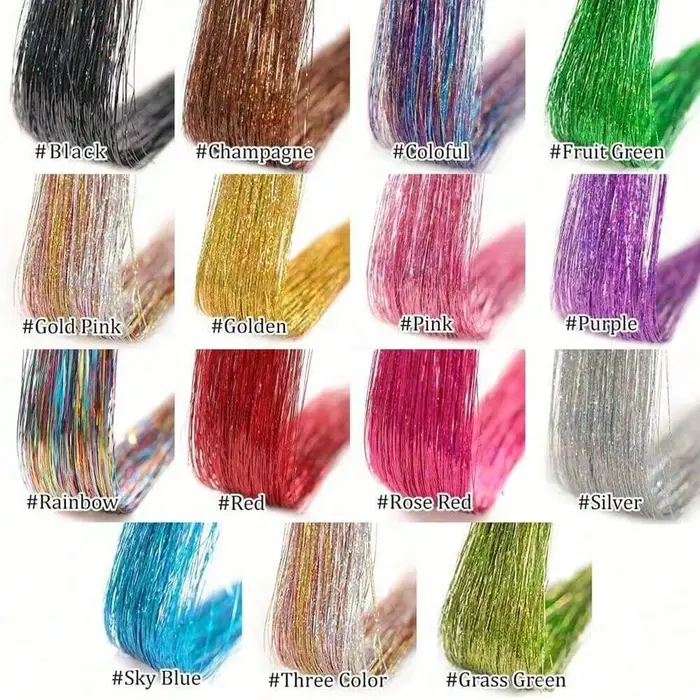 Extensions de cheveux synthétiques à clipser