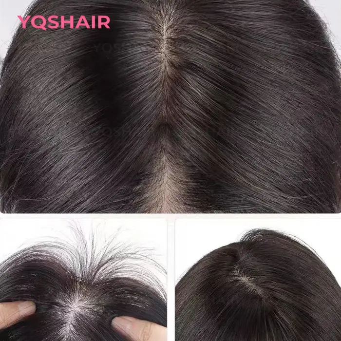 Perruque en cheveux humains 100% naturels