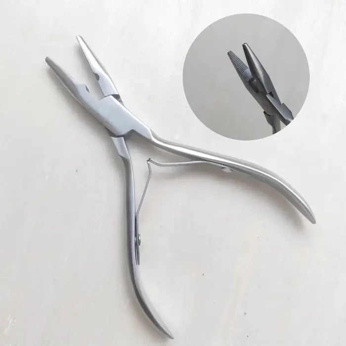 Nanoring Extension Tangs 1pc pince d'extension Capsules de cheveux pinces Nano anneau Extensions