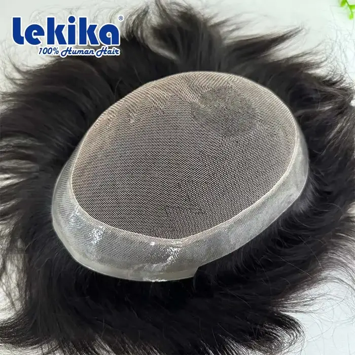 Australie Base dentelle Pu toupet hommes prothèse capillaire français dentelle perruque pour hommes 