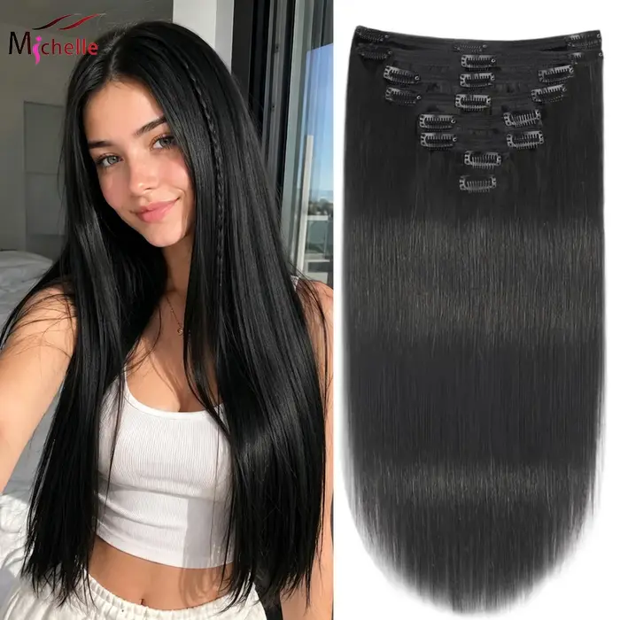 Extensions de cheveux à clipser