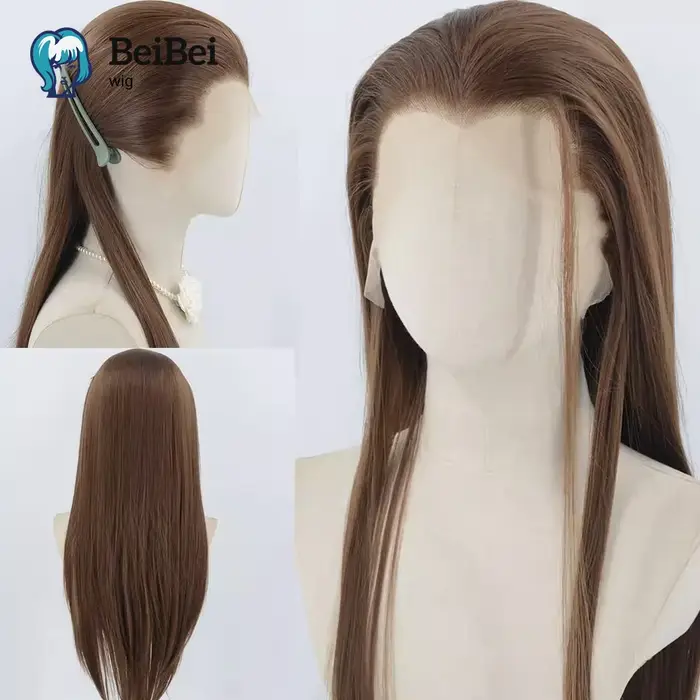 Perruque Lace Wig synthétique 13*4 pour Cosplay