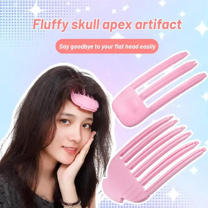 Épingle à cheveux moelleuse frangue à friser Clips racines