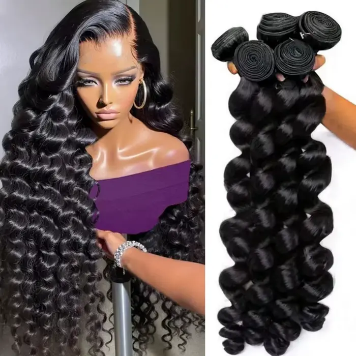 Extensions de Cheveux Humains Brésiliens Vierge Non Traités