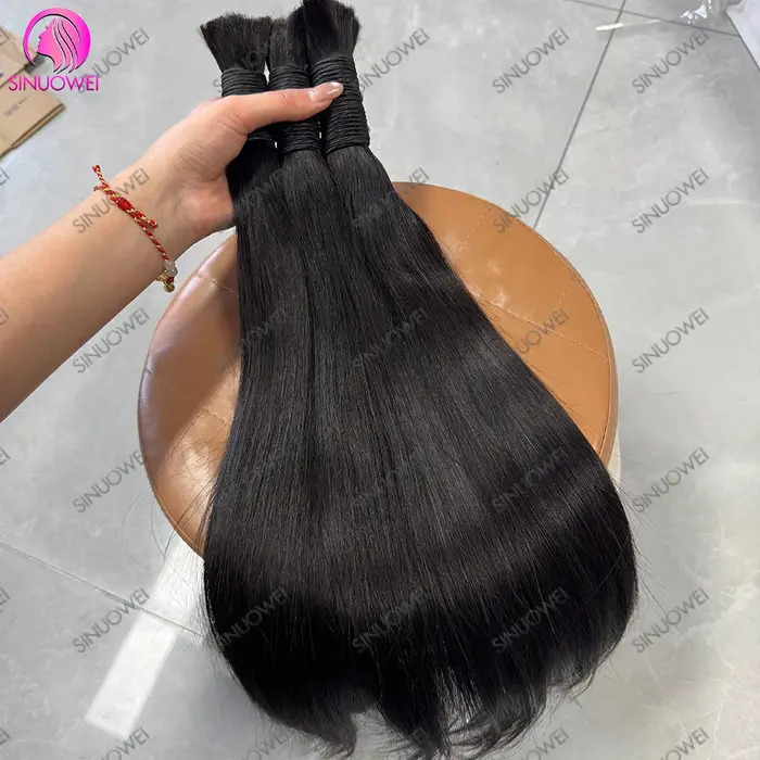 Tressage en vrac cheveux vague d'eau 100% cheveux humains tressage en vrac 10-30 pouces Extensions D