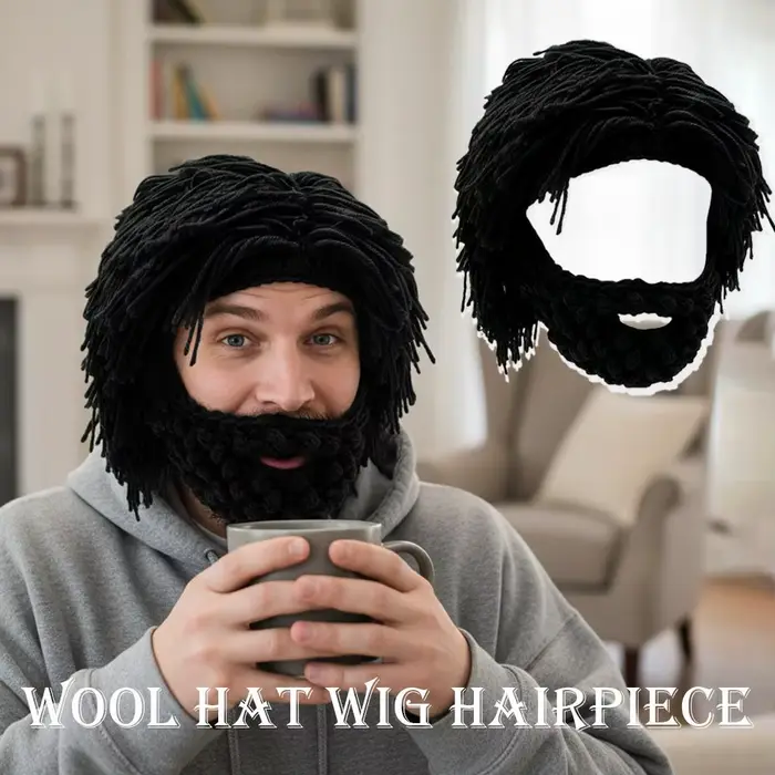 Bonnet tricoté de style Punk pour hommes