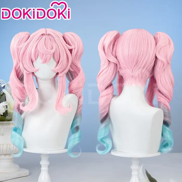En STOCK Castorice Hyacine perruque jeu Honkai: Star Rail DokiDoki Halloween 100 cm cheveux longs Ca