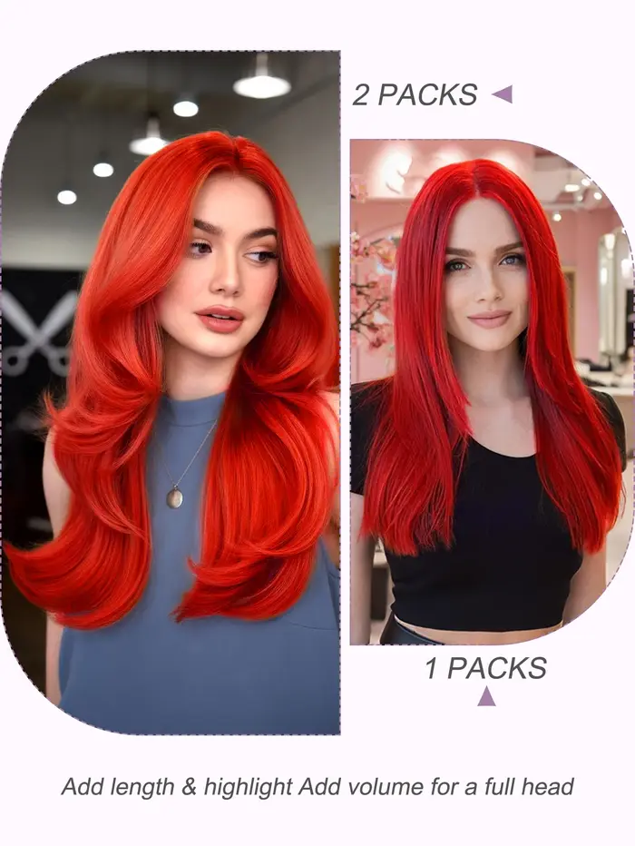 Extensions de cheveux à clipser