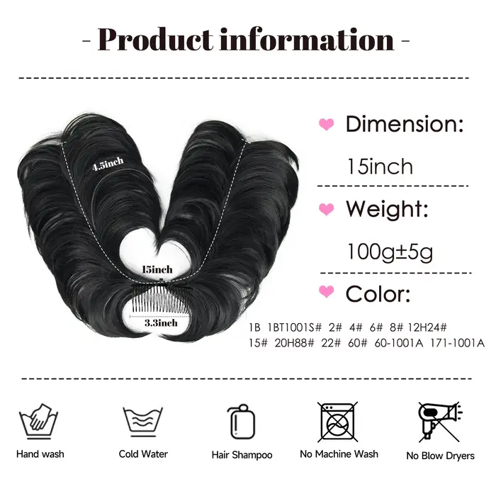 Postiche chignon décoiffé bon marché pour femme