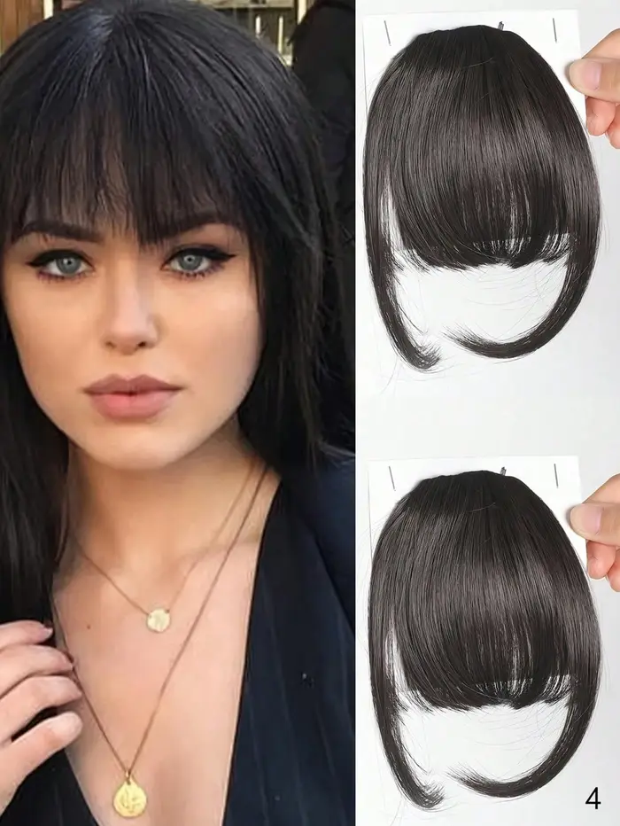 Extensions de cheveux synthétiques à clipser