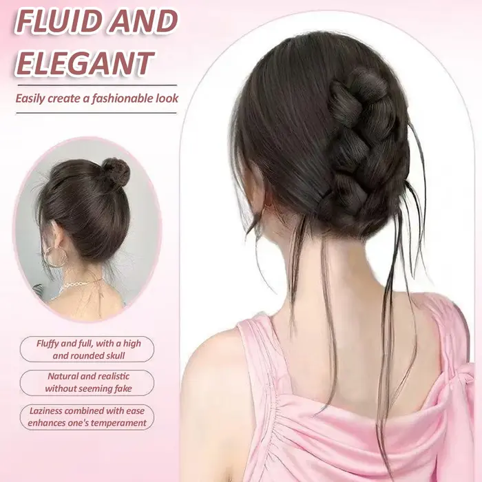 Pince à faux chignon en désordre