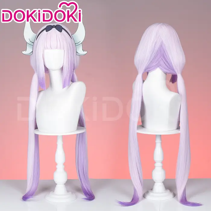EN STOCK Kanna Tooru Ilulu perruque Anime Miss Kobayashi Dragon femme de chambre DokiDoki