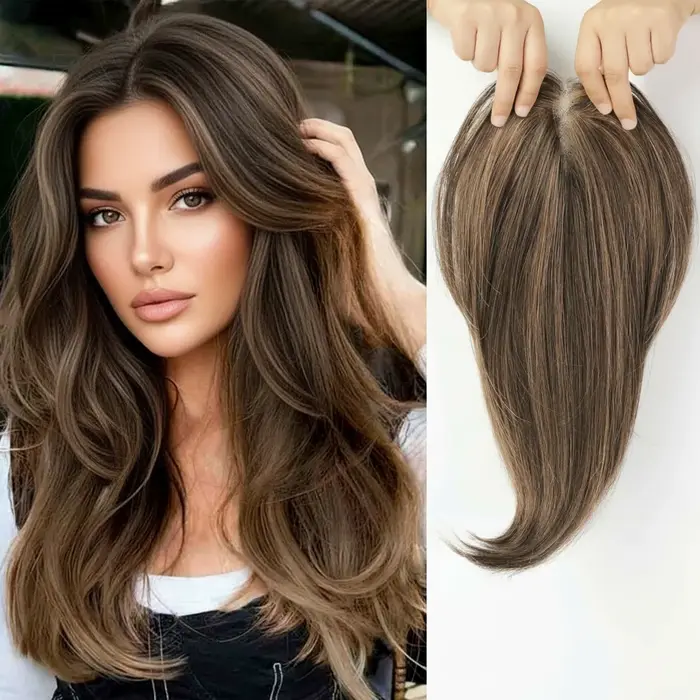 Topper de cheveux 100% humains en gros | Postiche à clipser pour Salons | Prix du fournisseur en vrac | Livraison