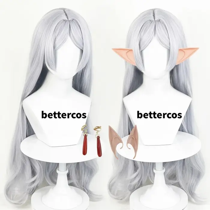 Frieren Anime Cosplay Perruque