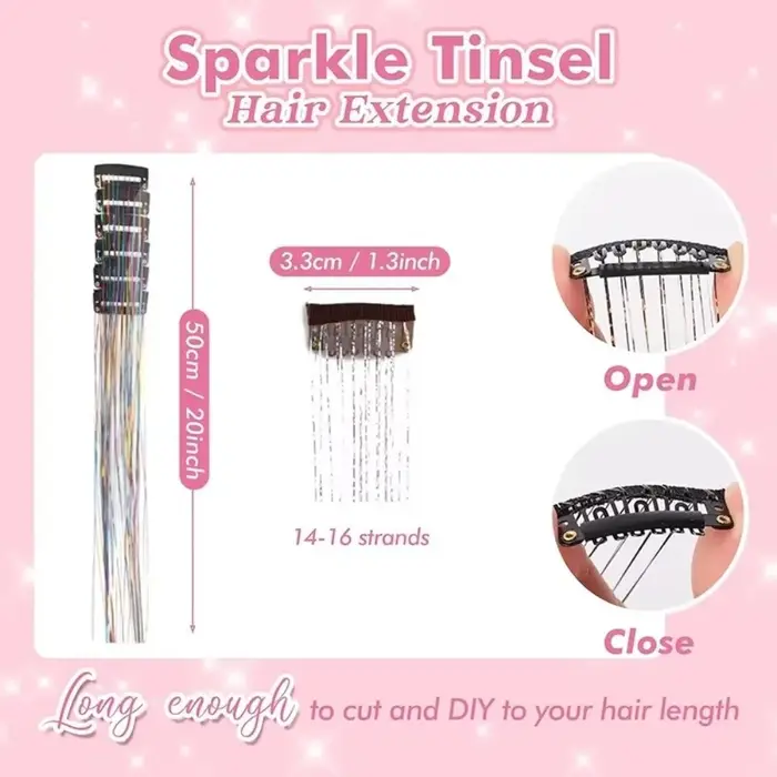Extensions de cheveux à clipser tendance