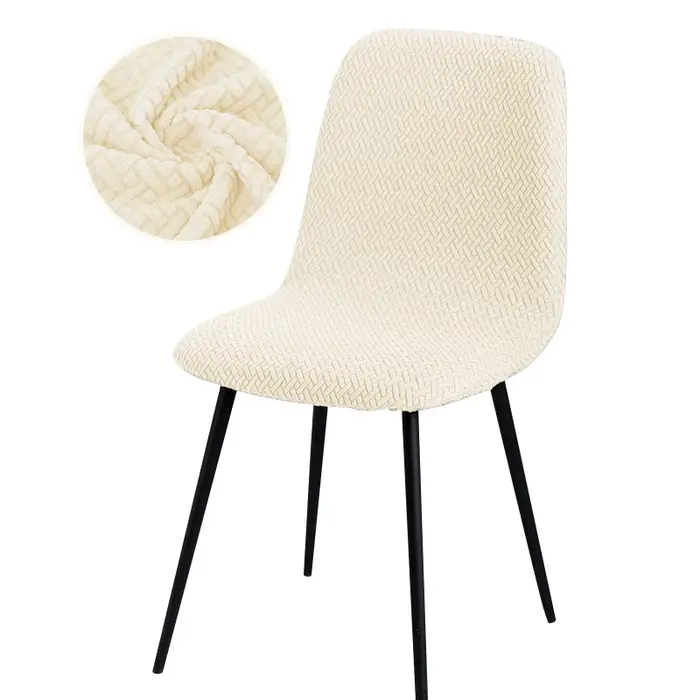 Housse de chaise en velours de qualité supérieure, 1/2/4/6 pièces, extensible, pour salle à manger,