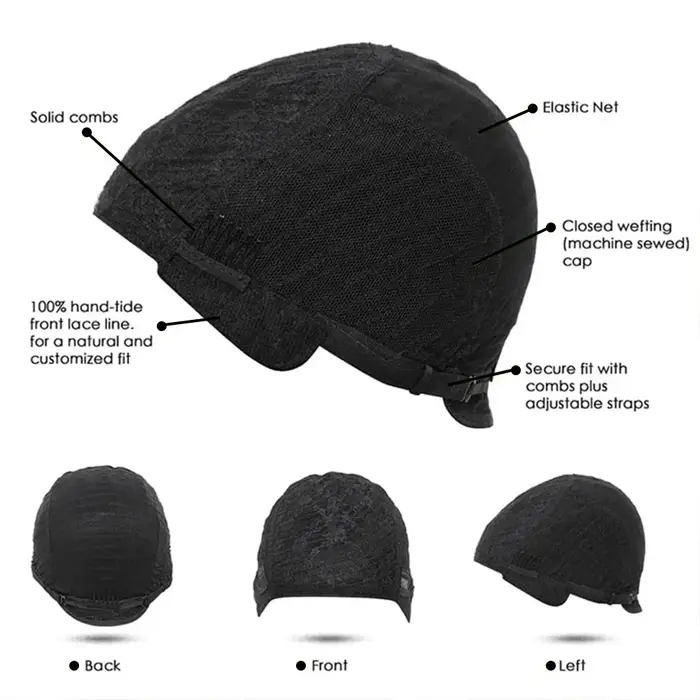 Perruques de cheveux humains courts coupe lutin droite perruque bresillienne pour les femmes noires