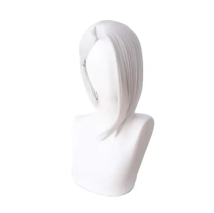 Perruque Cosplay Courte et Droite pour Femme