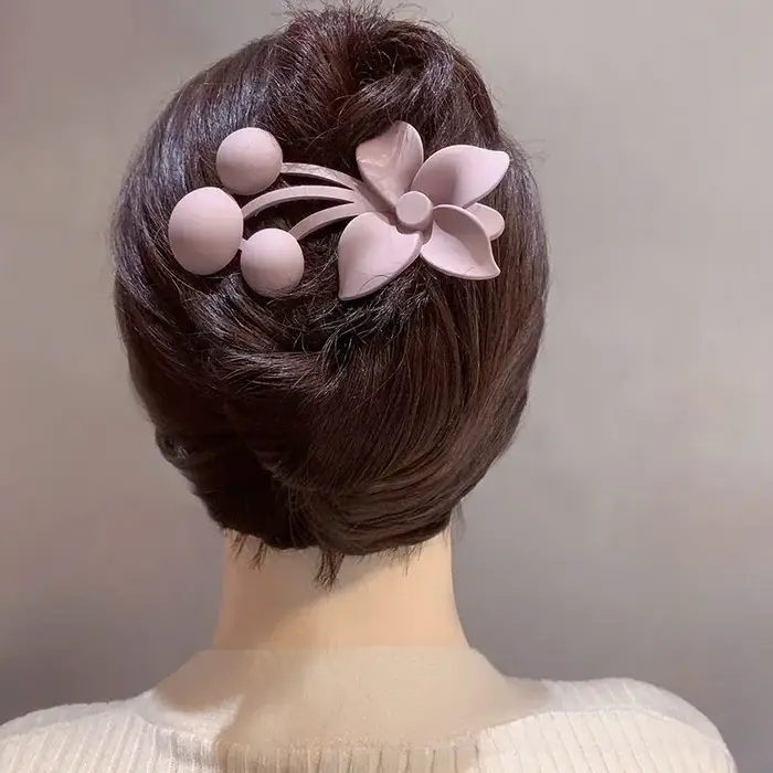 Pince à cheveux fleur élégante pour femme