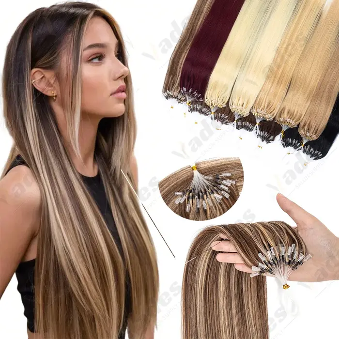Extensions de cheveux humains Remy