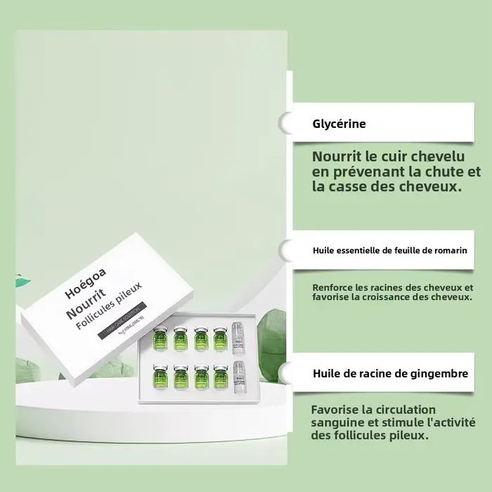Sérum de soin essentiel pour cheveux