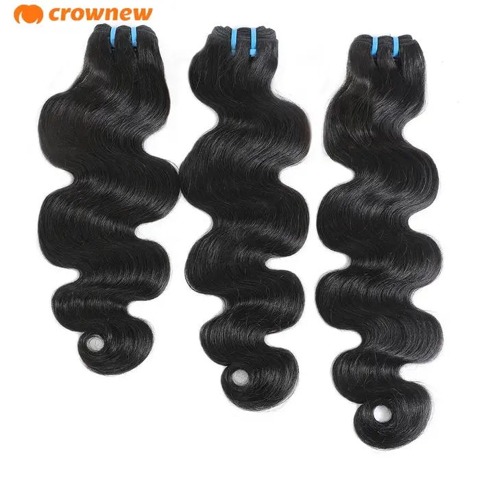 Extensions de cheveux humains brésiliens vierges 16A Body Wave
