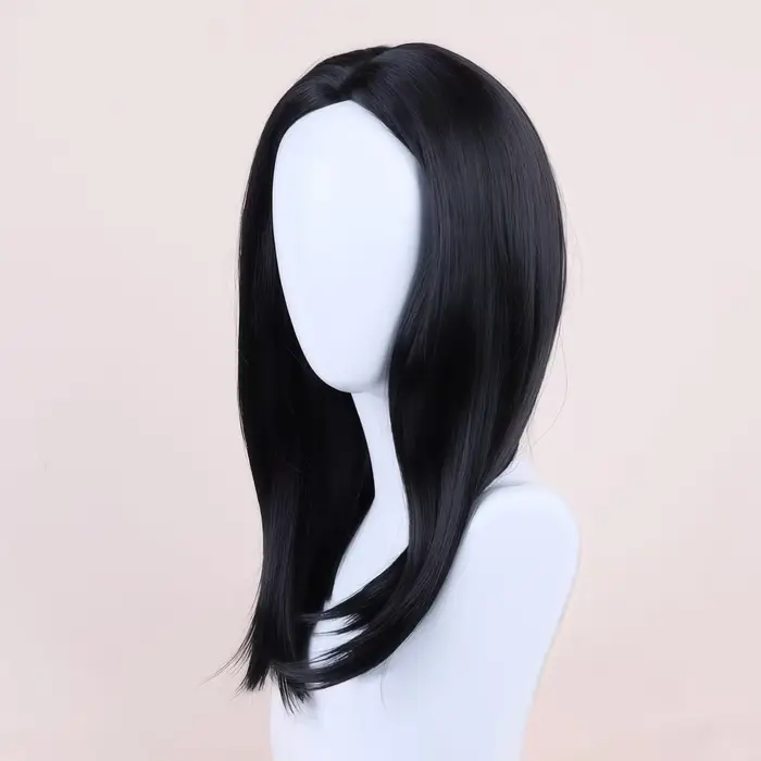Perruque Cos, cheveux mi-longs
