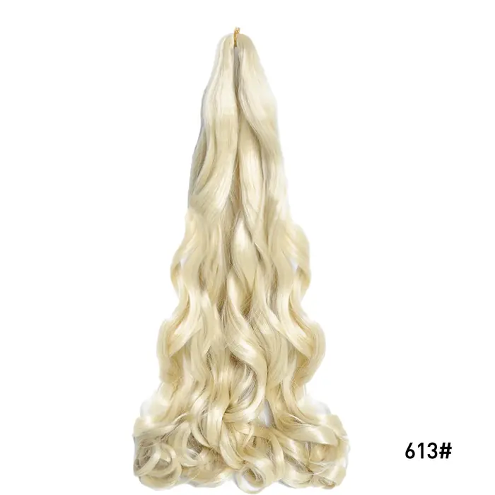 Boucles françaises tressage Hair14 pouces boucles en spirale synthétiques tresses Extensions de chev