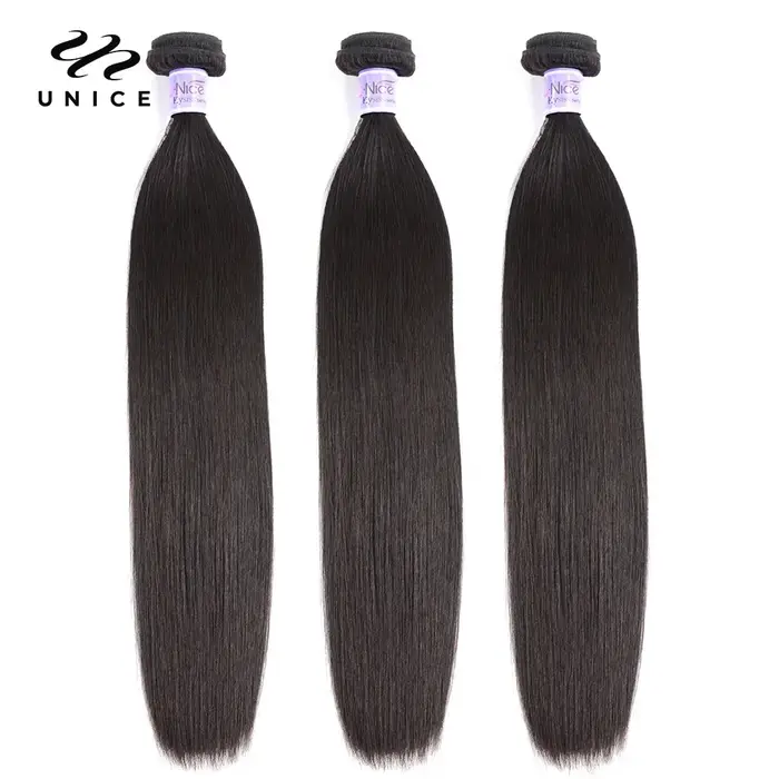 Tissage en lot malaisien naturel – UNice Kysiss Series, cheveux vierges, couleur naturelle, 8-30 pou